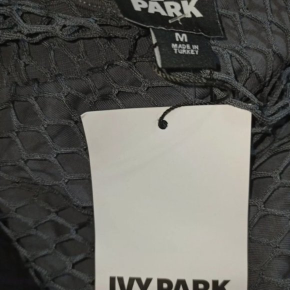 IVY PARK Double Layer Mesh Net Shirt Hoodie - Picture 6 of 6